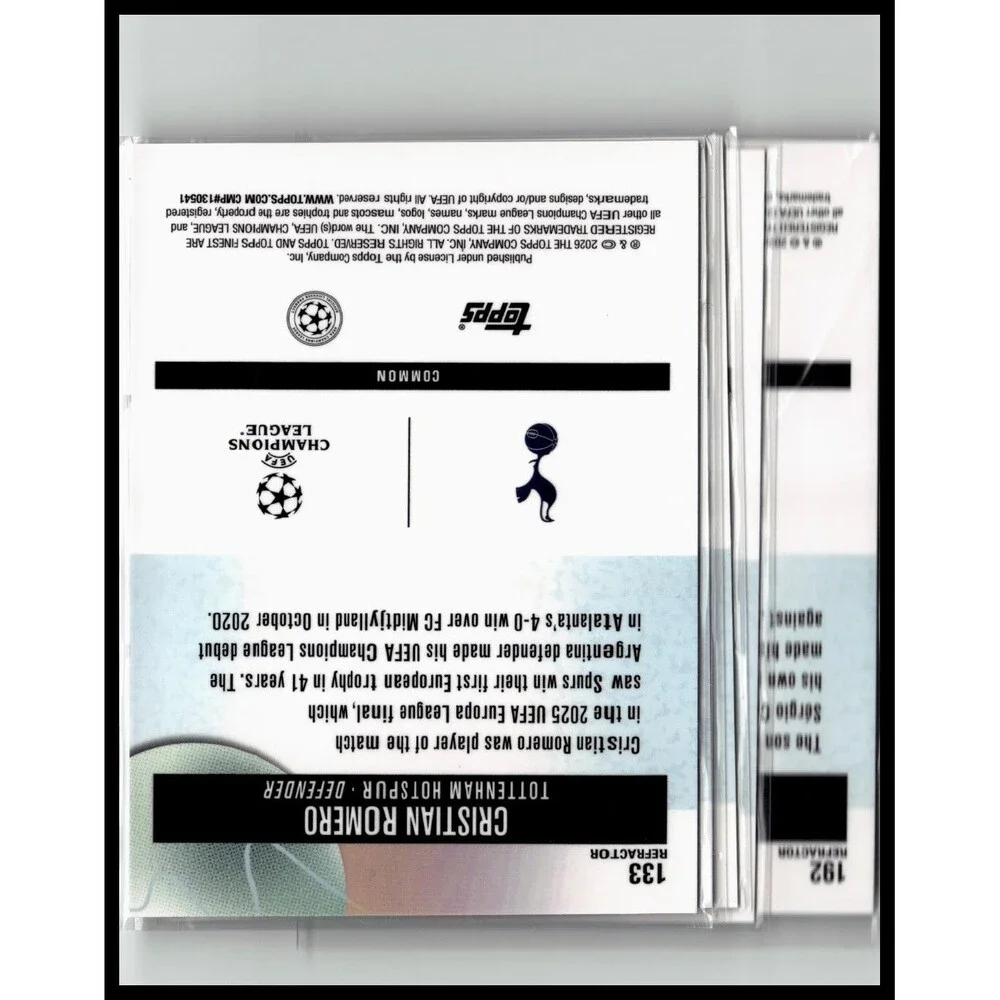 2025-26 Finest UEFA Club Competitions } Francisco Conceição Refractor